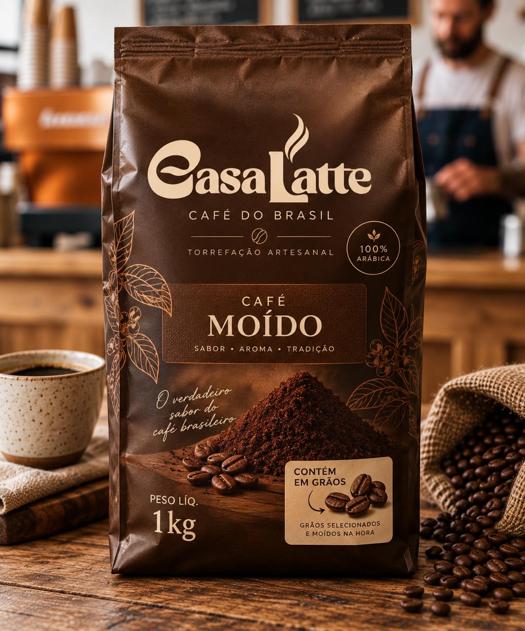 Café Artesanal Moído Sabor Tradicional - 250g / 1kg