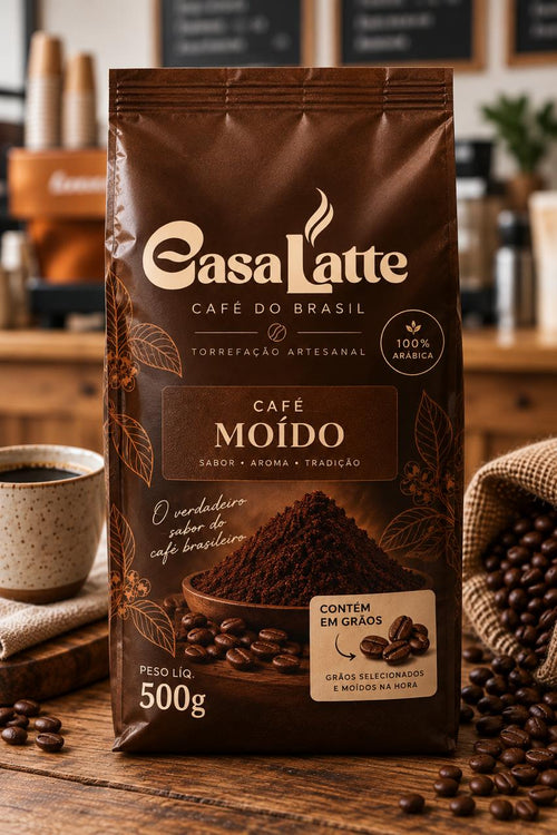 Café Artesanal Moído Sabor Tradicional - 250g / 1kg