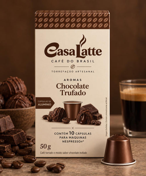 Café Aromas Chocolate Trufado - 10 Cápsulas Compatíveis com Nespresso®