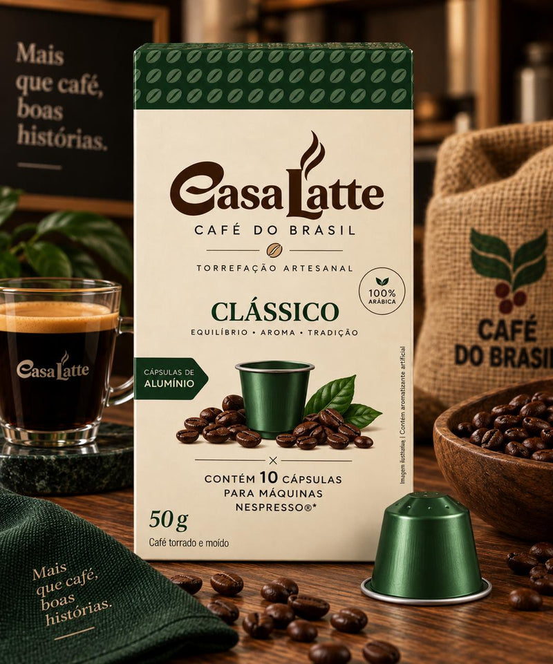 Café Clássico - 10 Cápsulas Compatíveis com Nespresso®