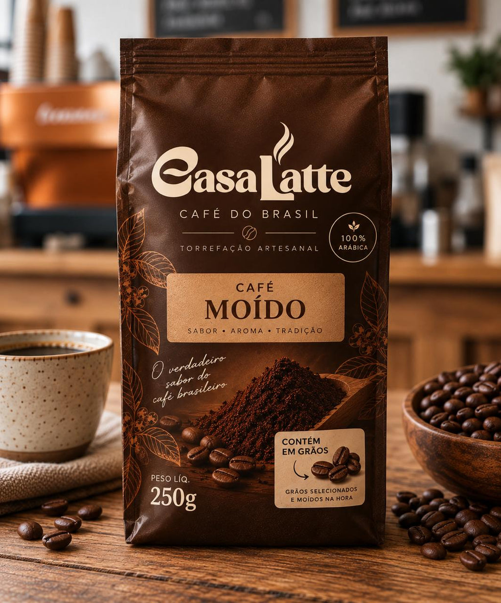 Café Artesanal Moído Sabor Tradicional - 250g / 1kg