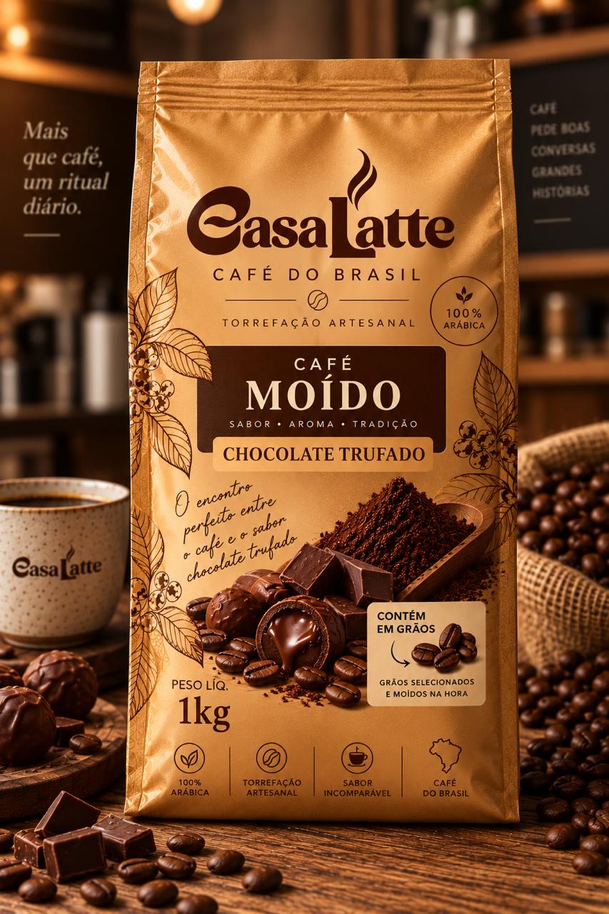 Café Aromas Chocolate Trufado - 250g / 1kg