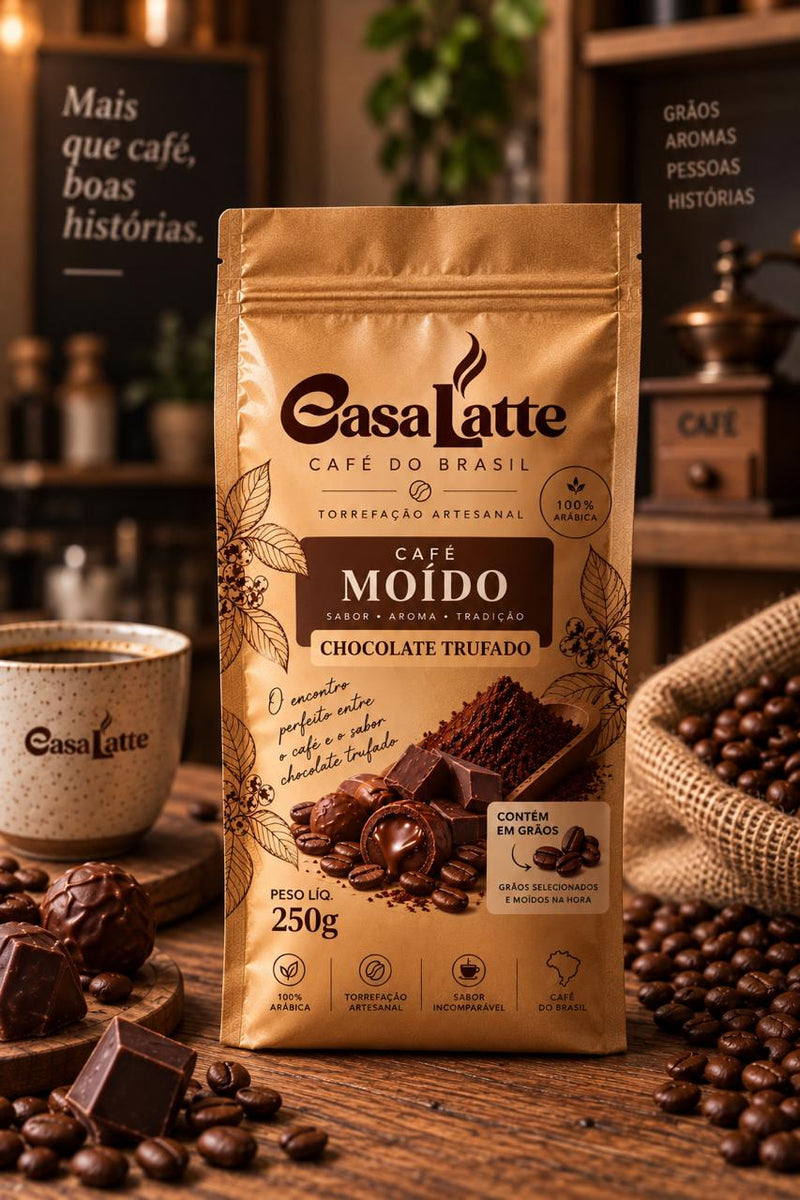 Café Aromas Chocolate Trufado - 250g / 1kg
